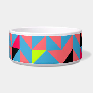 Retro Neon Dog Katze Pet Water Food Bowl Bowl Napf