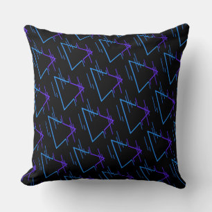 Retro Neon Geometric Muster Kissen