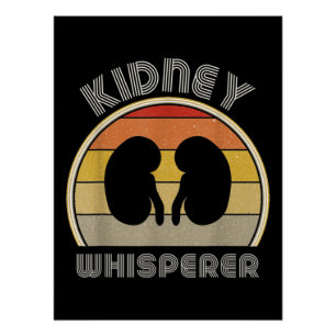 Retro Nephrologie Nurse Poster