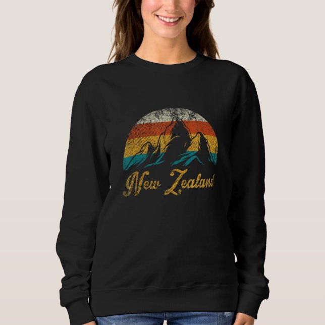 Retro Neuseeland Sweatshirt (Vorderseite)