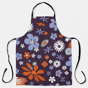 Retro New Design Floral Indie Blume Zeichnend Aest Schürze