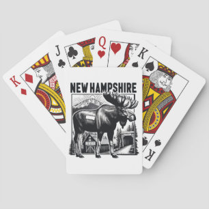 Retro New Hampshire Spielkarten