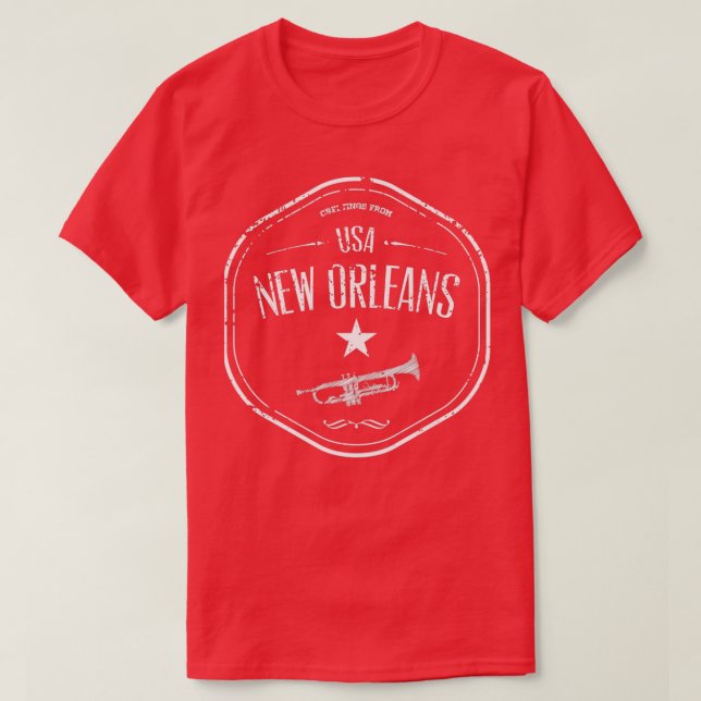 Retro New Orleans New Orleans New Orleans  T-Shirt (Design vorne)