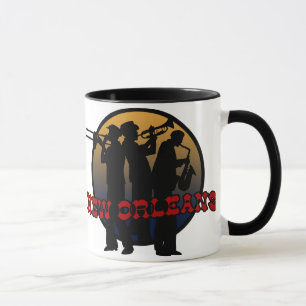 Retro New- Orleansjazz Tasse