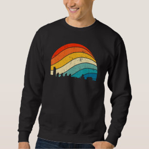 Retro New York Albany Skyline Vintage Urbaner Wolk Sweatshirt