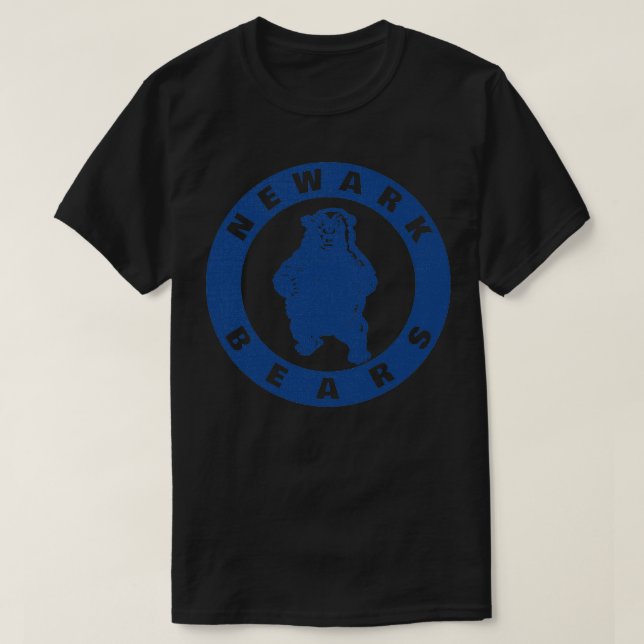 Retro Newark Bears Baseball T-Shirt (Design vorne)