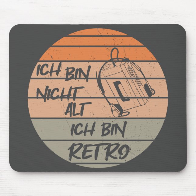 retro nicht alt, kassenttenplayer mousepad (Vorne)