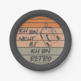 retro nicht alt, kassenttenplayer pappteller