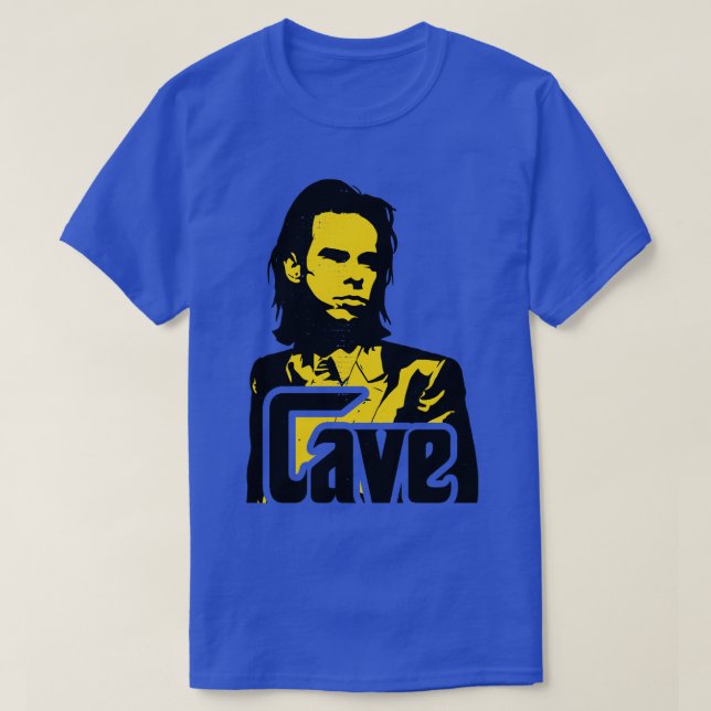 Retro-Nick-Höhle an der Tür Tribut T-Shirt (Design vorne)