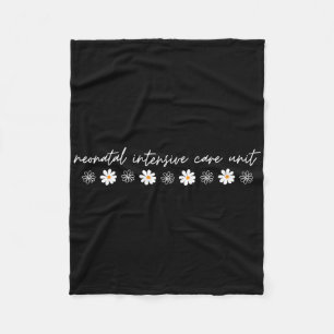 Retro Nicu Nurse Daisy Blume Neonatal Nurse Rn Nu Fleecedecke