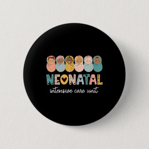 Retro Nicu Nurse Shirt Intensivstation für Neugebo Button