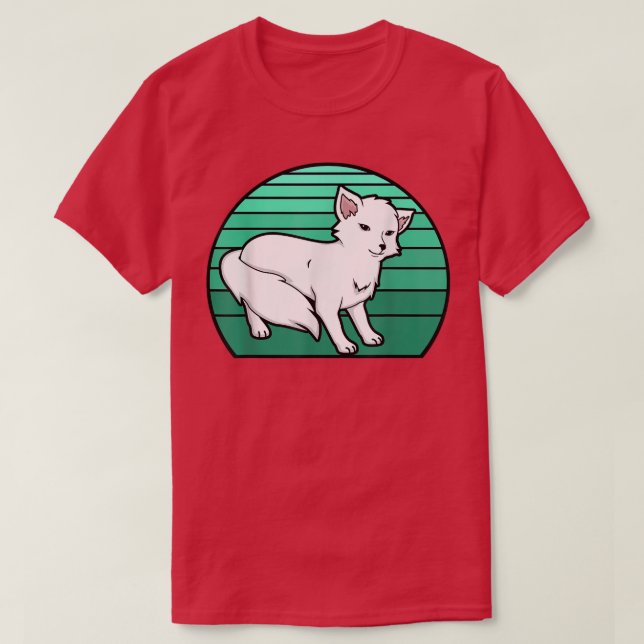 Retro Niedlich Arctic Fo T-Shirt (Design vorne)