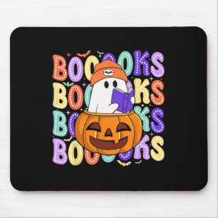 Retro Niedlich Ghost Teacher Halloween Librarian R Mousepad