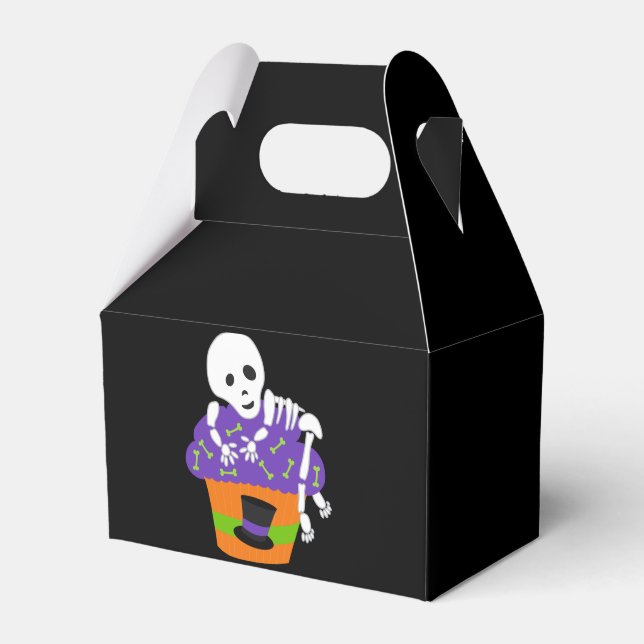 Retro Niedlich Halloween Geschenkschachtel (Vorderseite)