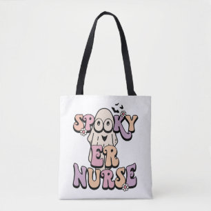 Retro Niedlich Spooky ER Nurse Halloween Tasche