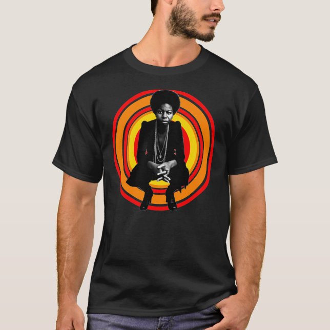 Retro Nina Simone T-Shirt (Vorderseite)