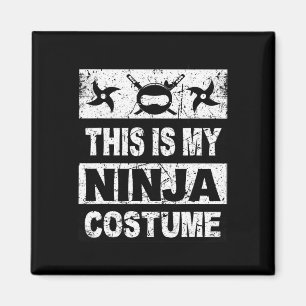 Retro Ninja Kostüm Halloween für junge Kinder Männ Magnet