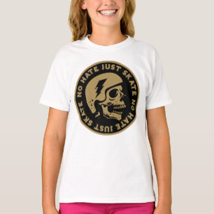 Retro no Hass Just Skate Skull T-Shirt