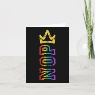 Retro No Kings Nope Protest Signatur-Shirt für Män Karte