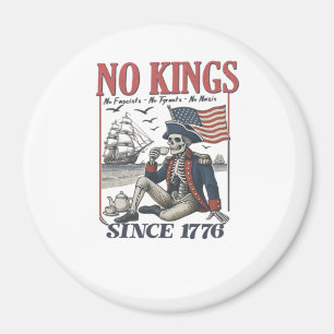 Retro No Kings Since 1776 - Klassiker, der Könige  Magnet