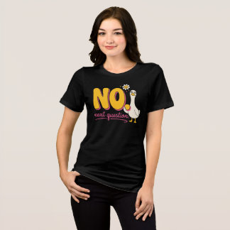 Retro NO-Shirt, Lustiges sarkastisches Grenzgesche Tri-Blend Shirt