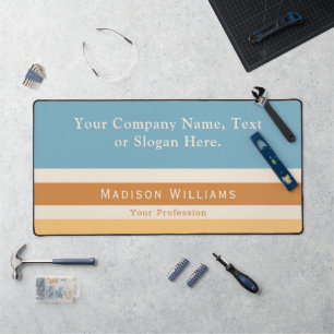 Retro Nom personnalisé Texte Slogan Office ou pers