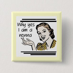 Retro Nonna T-Shirts und Geschenke Button