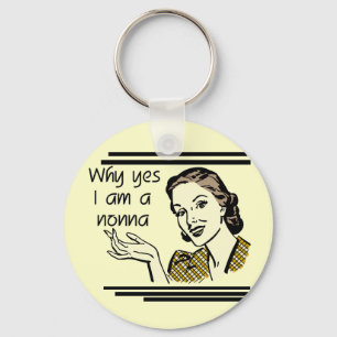 Retro Nonna T-Shirts und Geschenke Schlüsselanhänger