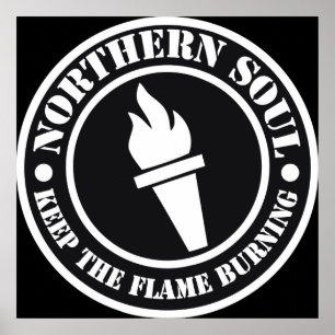 Retro NordSoulartentwurf Poster