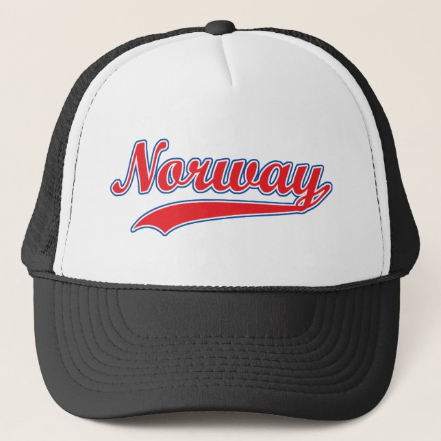 Retro Norwegen Truckerkappe (Vorderseite)