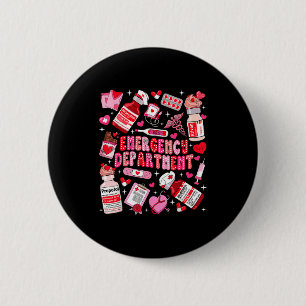 Retro Notaufnahme Ed Er Krankenschwester Valentins Button