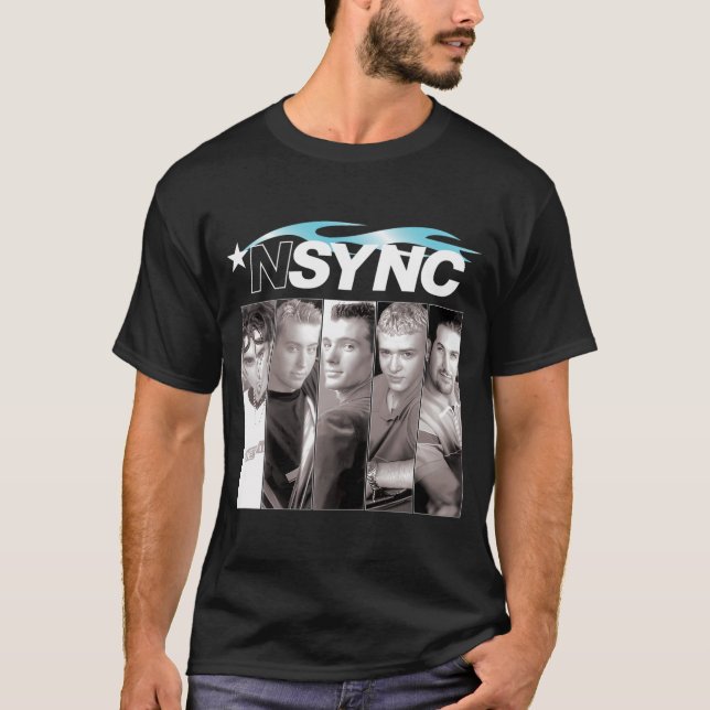 Retro Nsync Forever Christmas Nsync 90S Music Boy T-Shirt (Vorderseite)