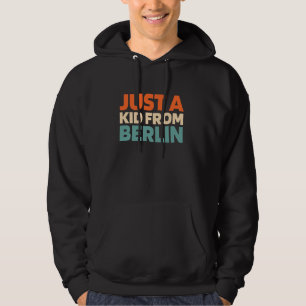 Retro nur ein Kind von Connecticut Berlin Amerikan Hoodie