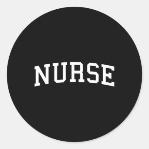 Retro Nurse Geschenke Krankenwoche Geschenke Männe Runder Aufkleber