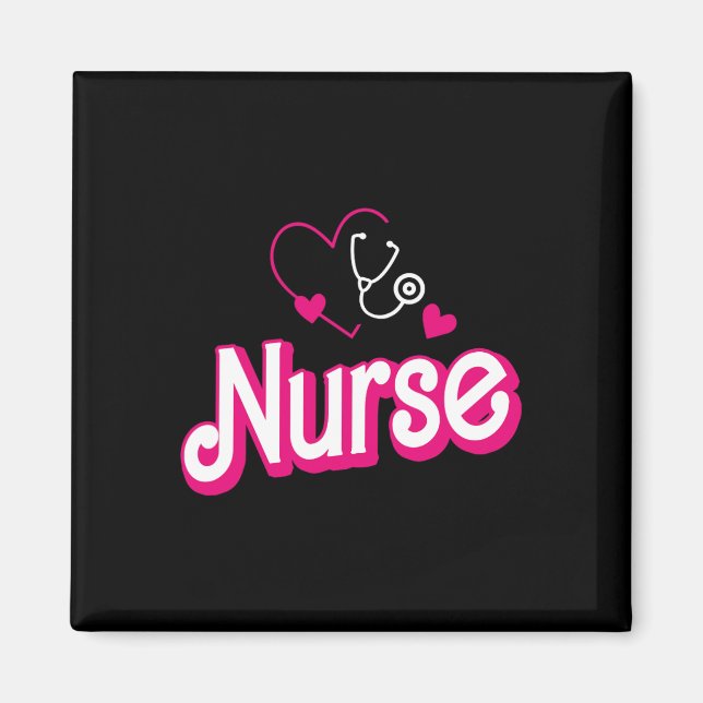 Retro Nurse Geschenke Nurse Week Geschenke Womens  Magnet (Vorne)