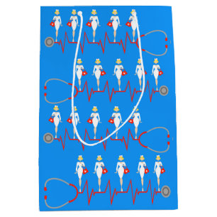 Retro Nurse Geschenktasche Mittlere Geschenktüte