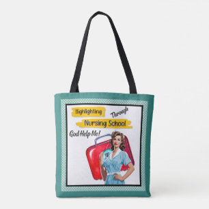 Retro Nurse Pinup_ Krankenpflege Tasche