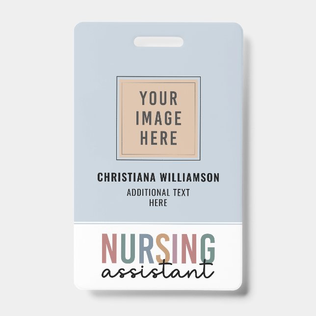 Retro Nursing Assistant CNA Pflegeassistent Ausweis (Vorderseite)