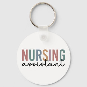 Retro Nursing Assistant CNA Pflegeassistent Schlüsselanhänger