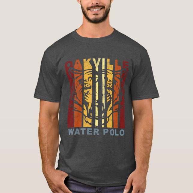 Retro Oakville Wasserpolo T-Shirt (Vorderseite)