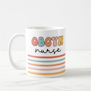 Retro OBGYN Nurse Kaffeetasse
