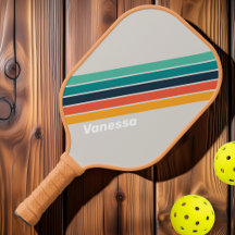 Retro Ocean Rainbow Streifen mit Namen