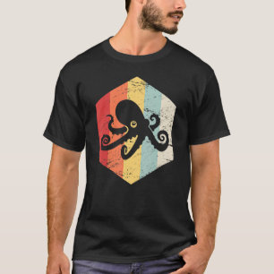 Retro Octopus Sea Creation & Saltwater Aquarium Oc T-Shirt