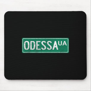 Retro Odessa Ukrainisch Steht mit der Ukraine Mousepad