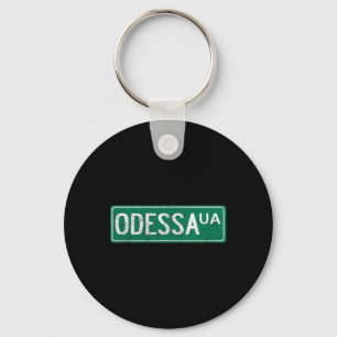 Retro Odessa Ukrainisch Steht mit der Ukraine Schlüsselanhänger