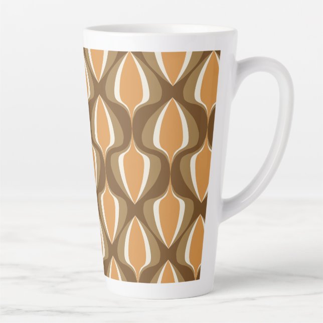 Retro Ogee Brown Milchtasse (Rechts)