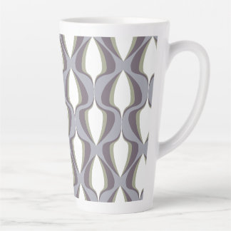 Retro Ogee Grey Milchtasse