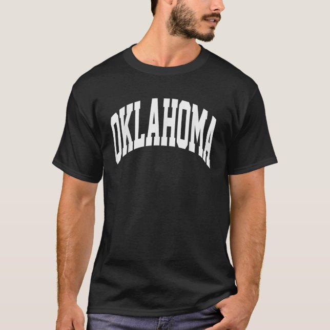 Retro Oklahoma Throwback Souvenir Oklahoma T-Shirt (Vorderseite)