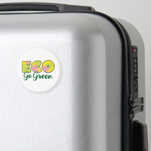 Retro-Öko-Design Go Green Magnet