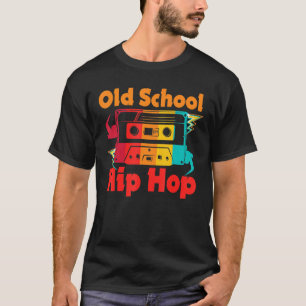 Retro Old School Graffiti Cassette Hip Hop 80er 90 T-Shirt